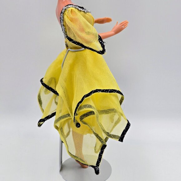 Vintage Barbie Doll Marie Osmond Superstar Starlight Night Yellow Dress 1977 982 - Picture 8 of 12